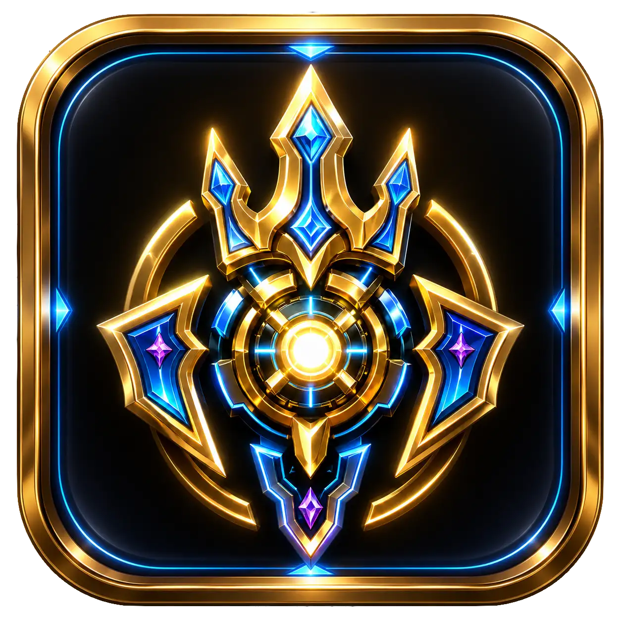 Royal Drone pre-registration reward artwork for Neon Fold.