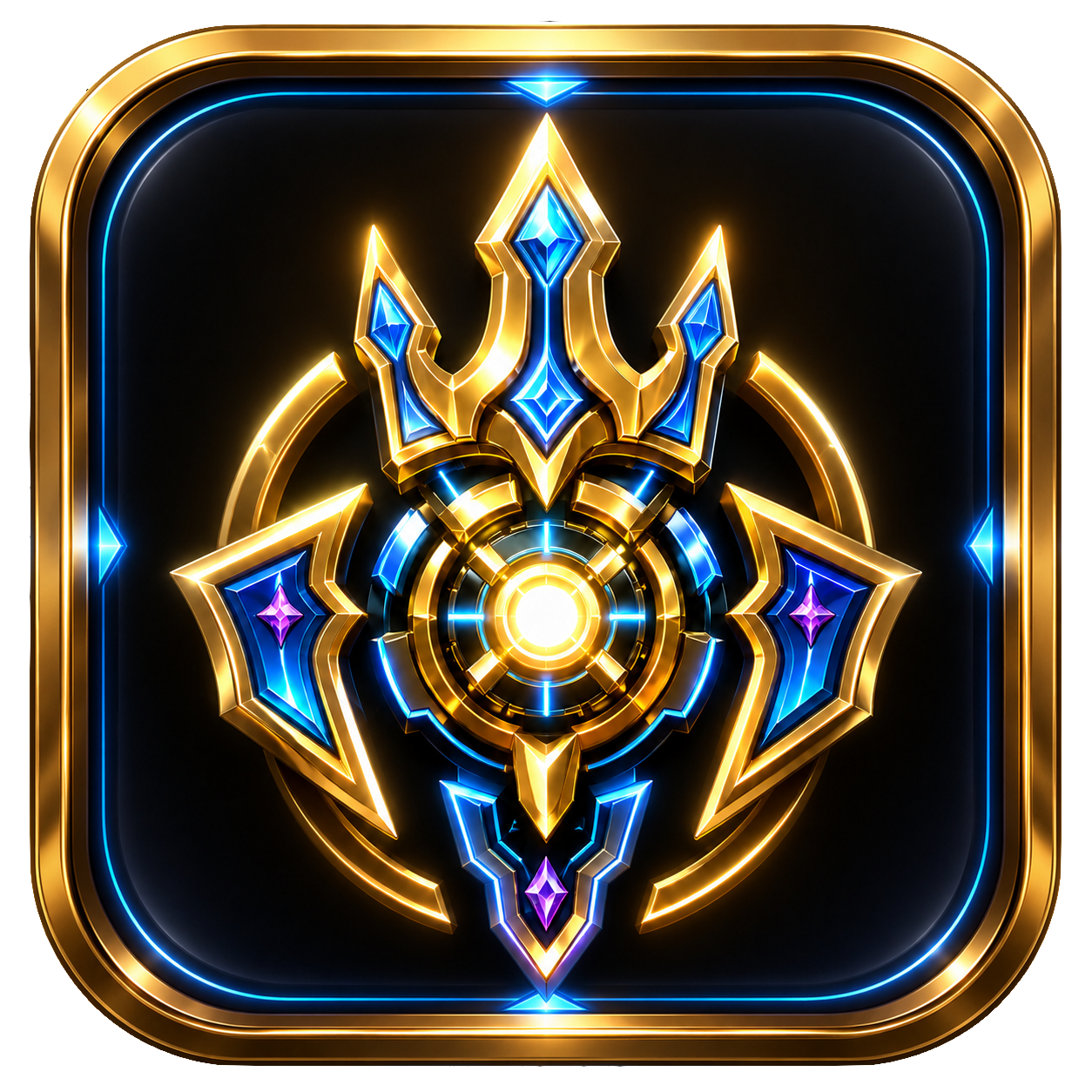 Royal Drone pre-registration reward artwork for Neon Fold.